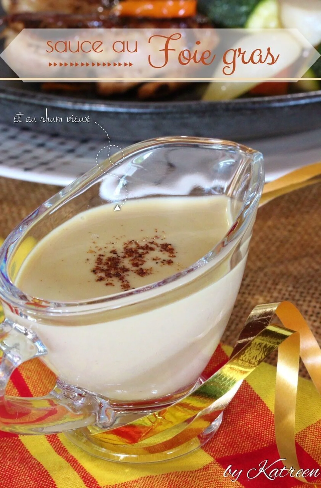 Sauce foie gras au rhum vieux