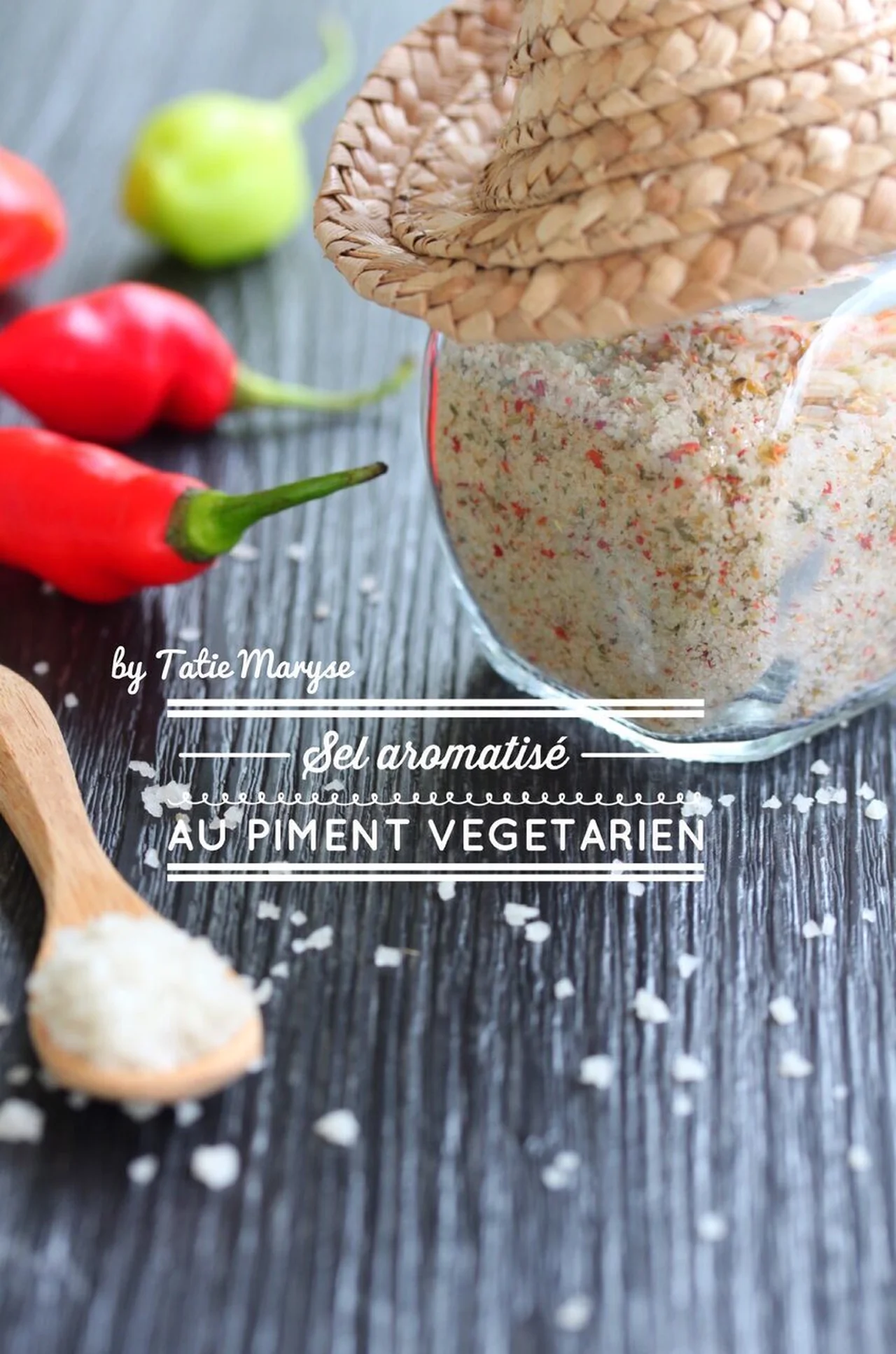 Sel aromatisé au piment végétarien