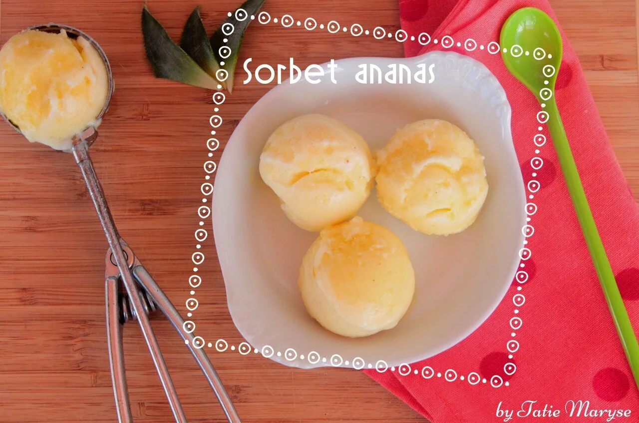 Sorbet ananas