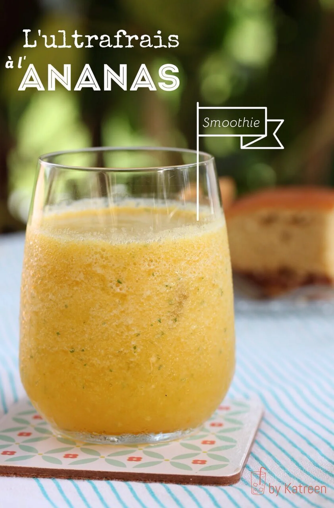 Smoothie ultrafrais à l'ananas
