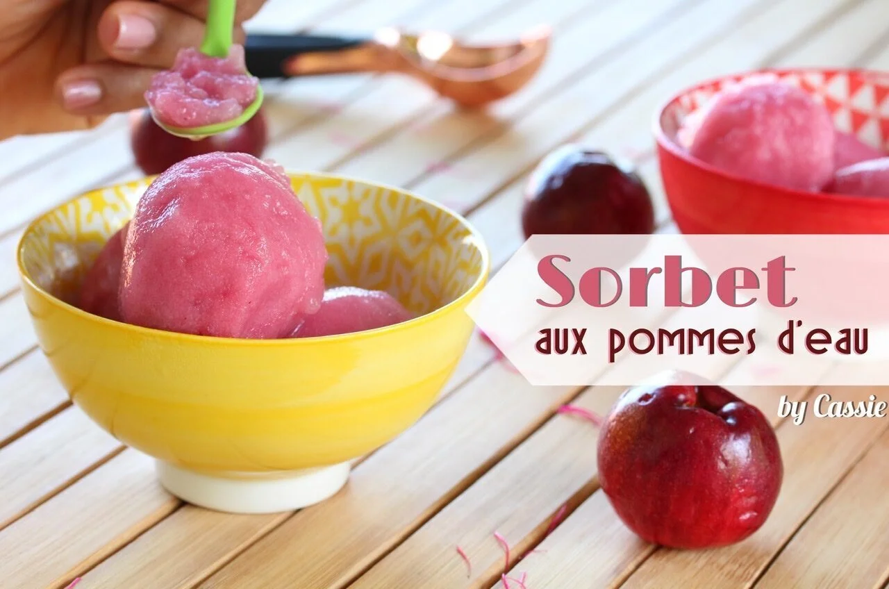 Sorbet aux pommes d'eau