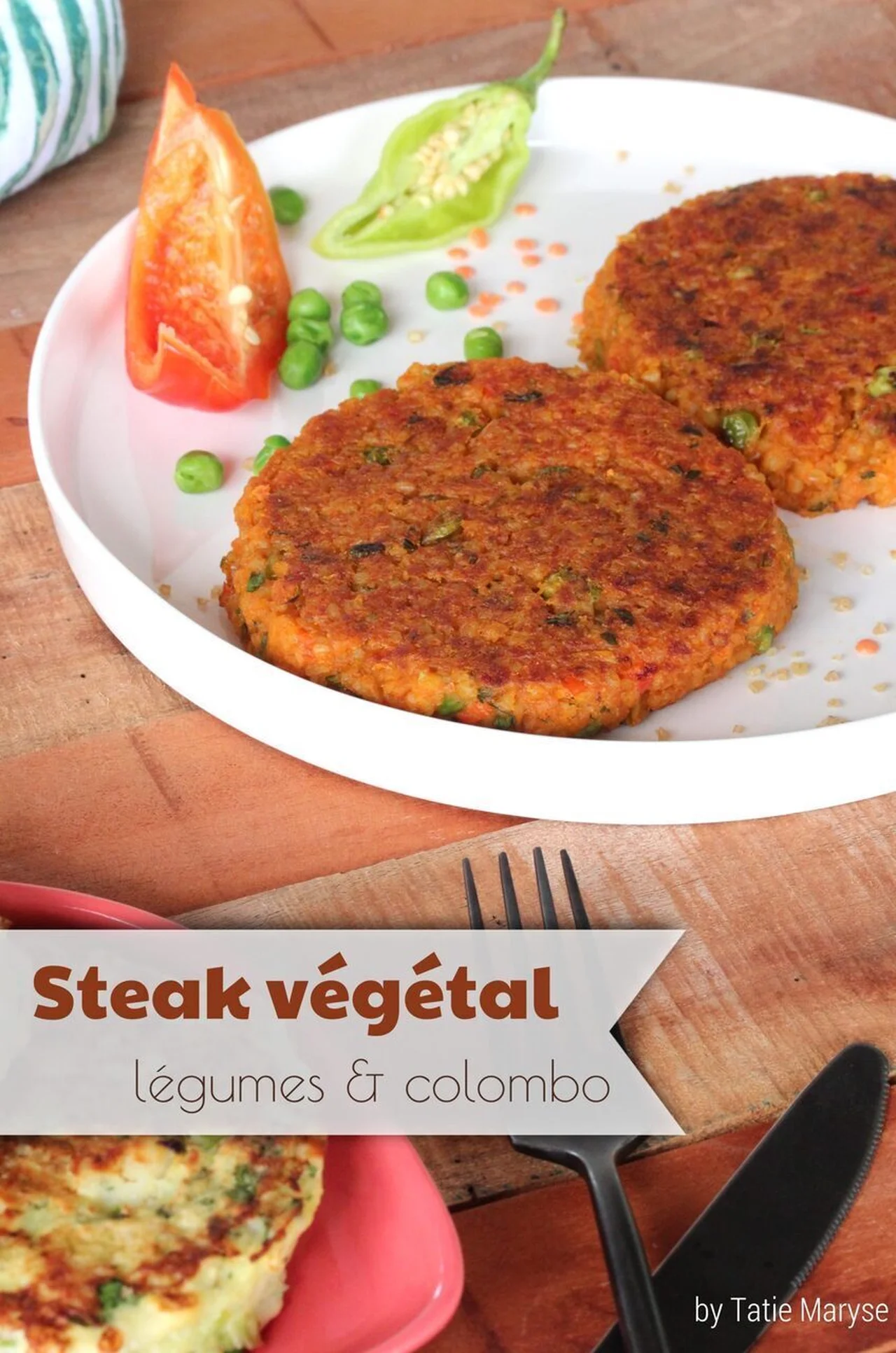 Steak végétal antillais au colombo