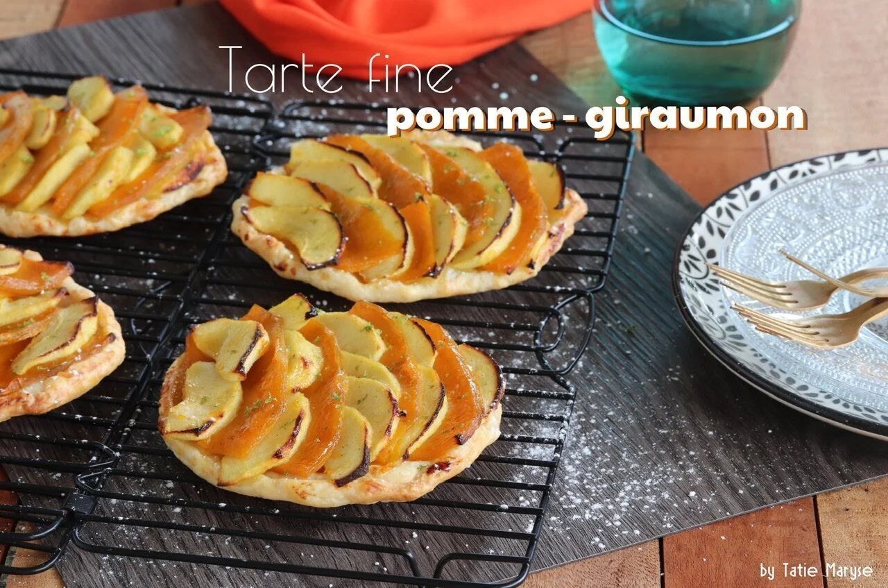 Tarte fine pomme giraumon