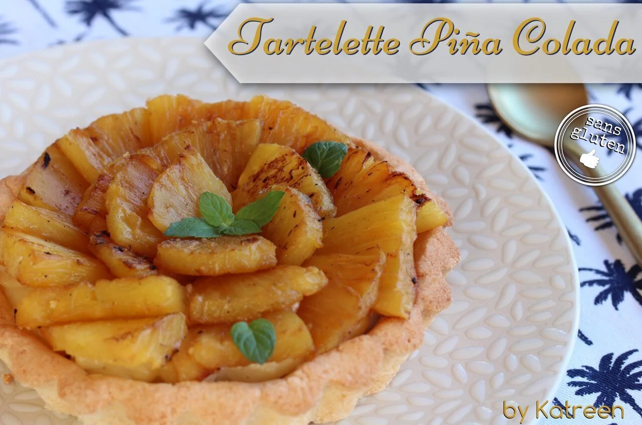 Tartelette pina colada sans gluten
