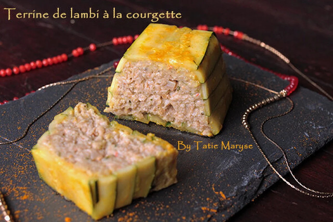 Terrine de lambi à la courgette