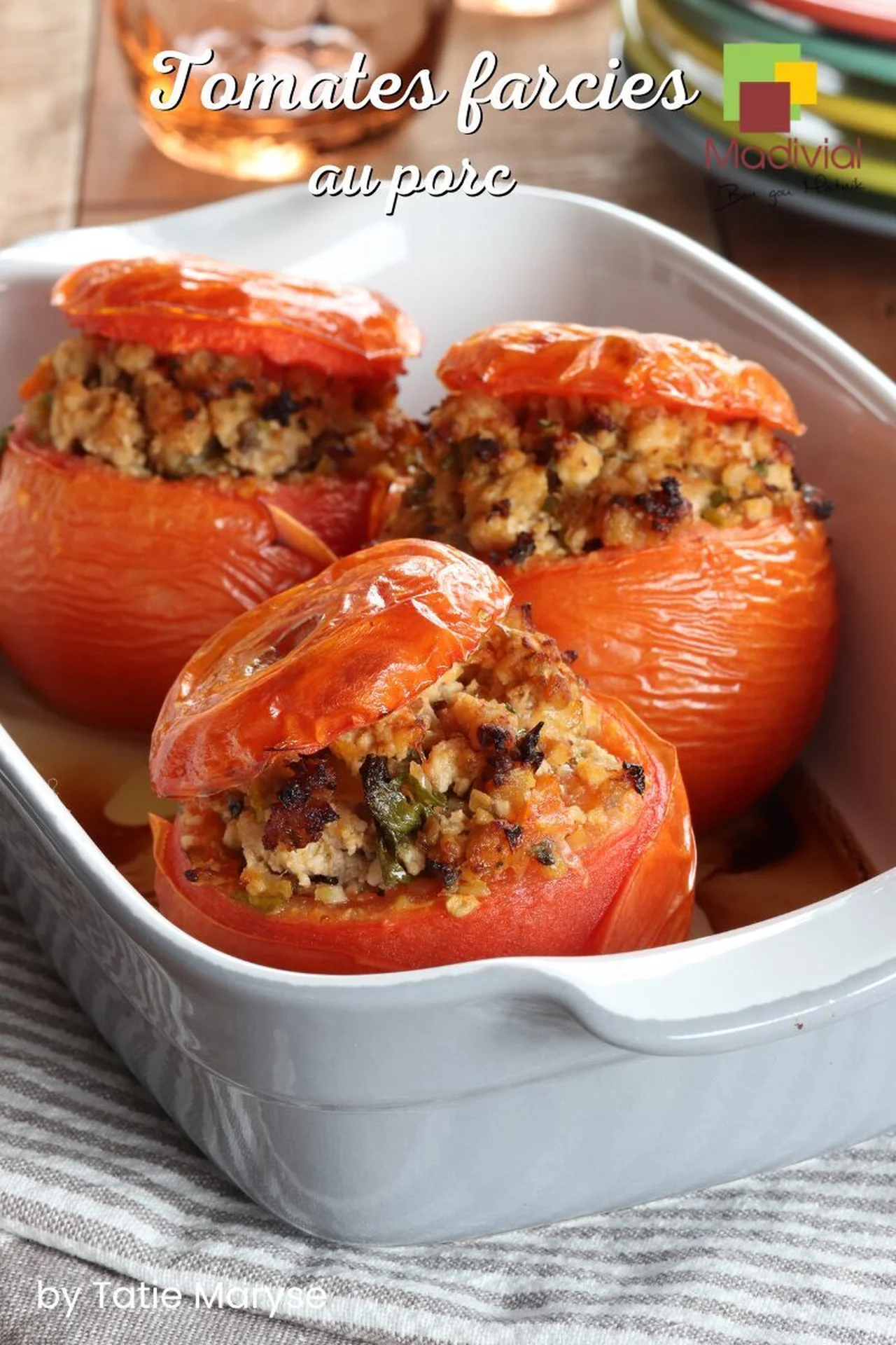 Tomates farcies au porc