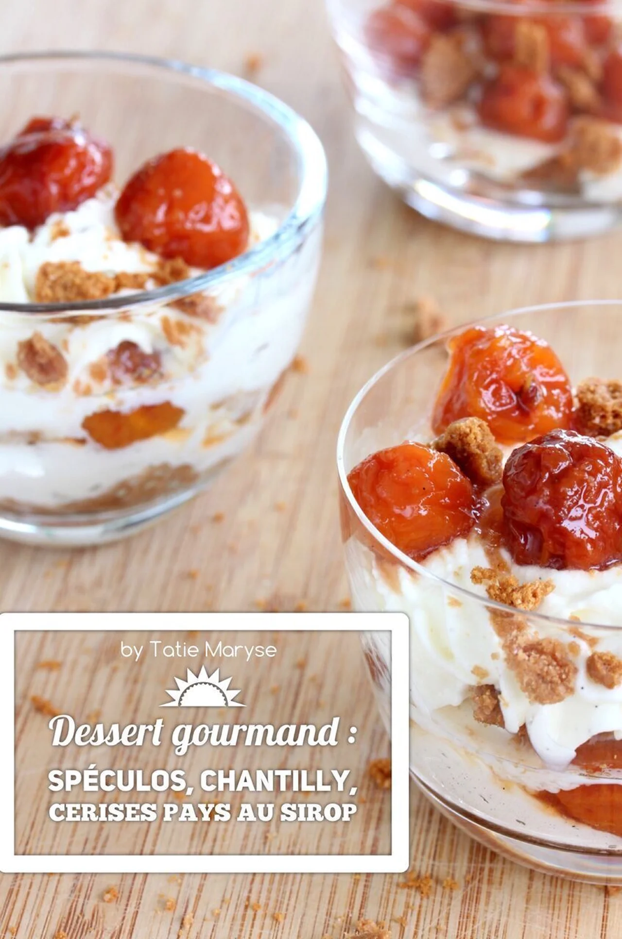 Trifle à la cerise-pays