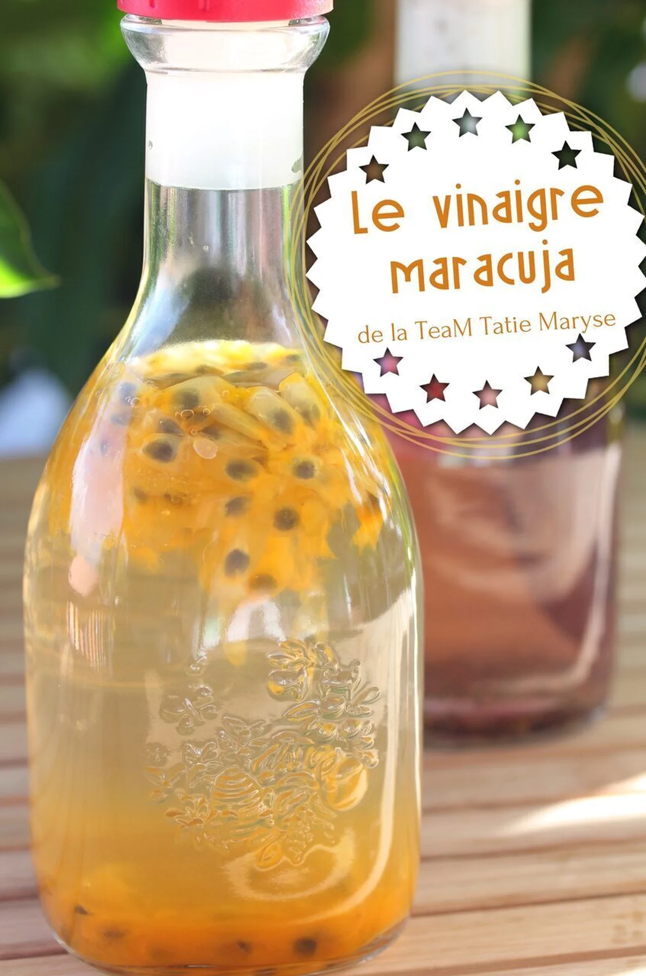 Vinaigre aromatisé au maracuja