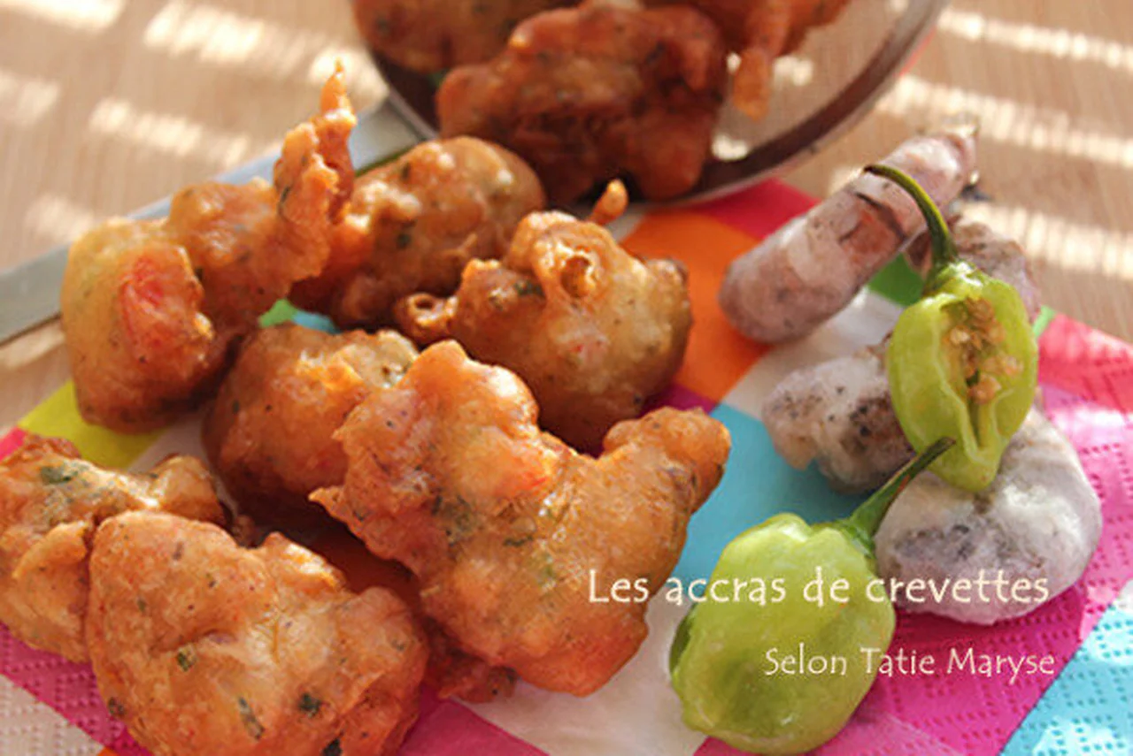 Accras de crevettes