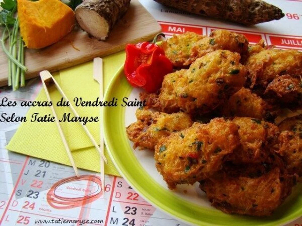 Accras aux légumes du vendredi saint