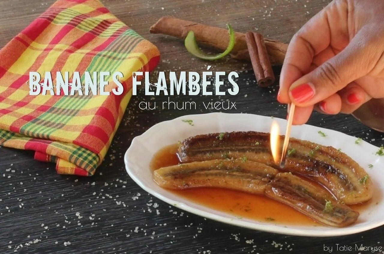 Banane flambée