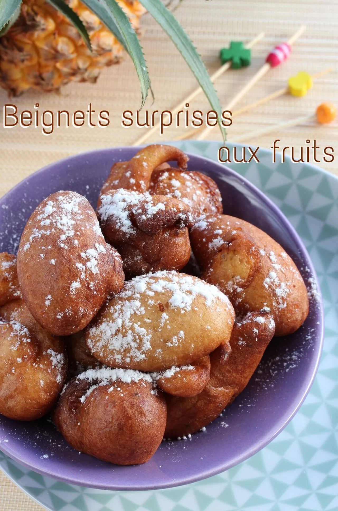 Beignets surprises aux fruits