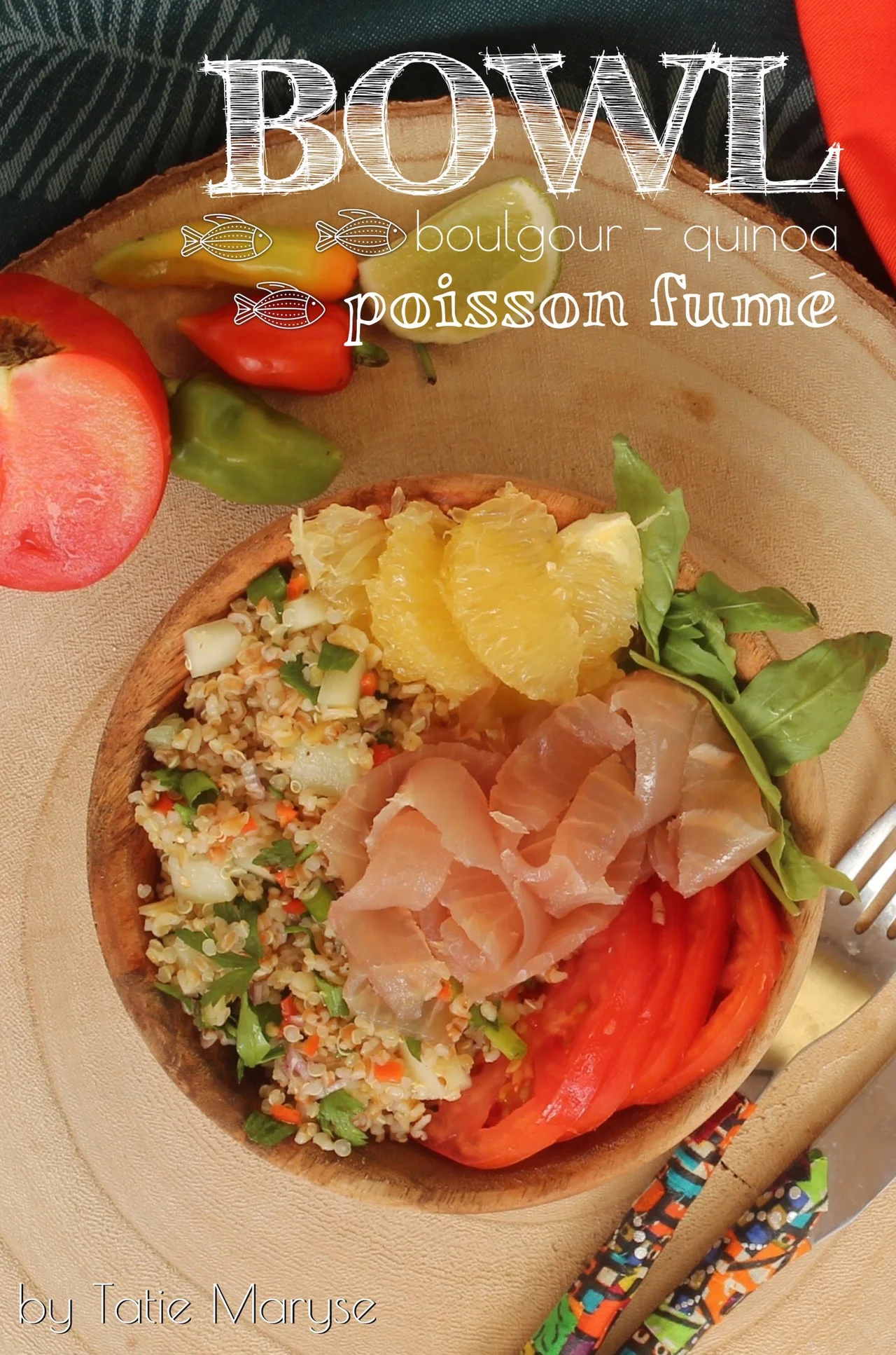 Bowl antillais au poisson fumé