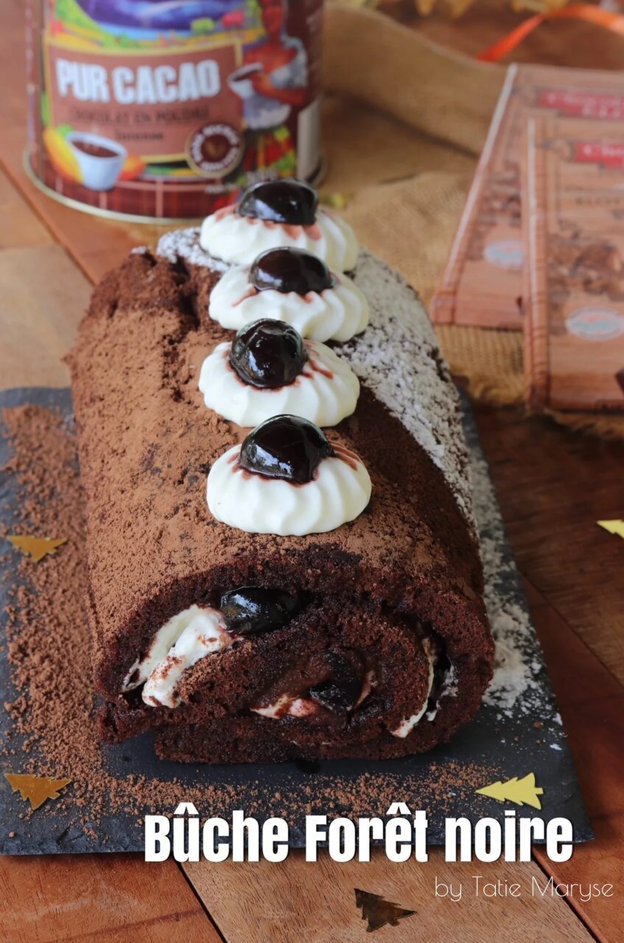 Bûche au chocolat Elot