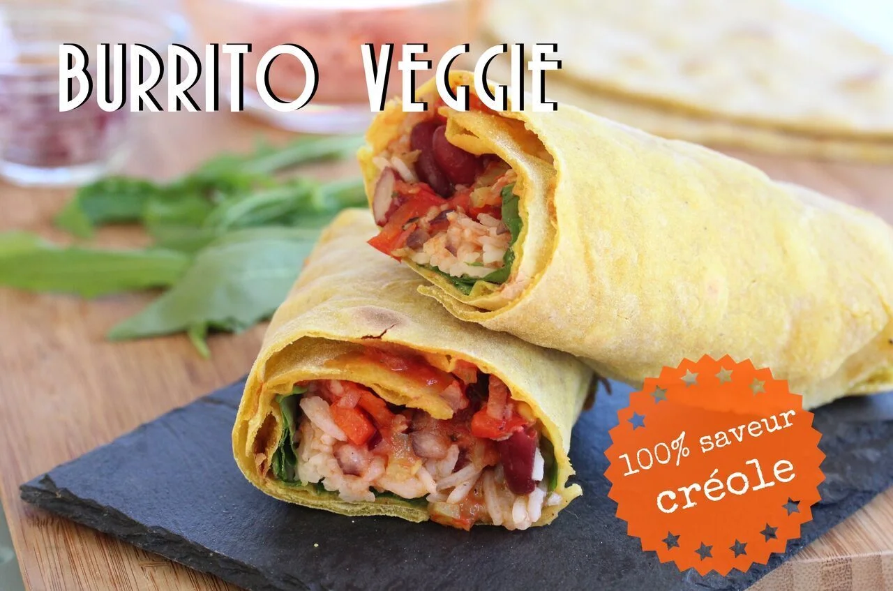 Burrito au colombo antillais