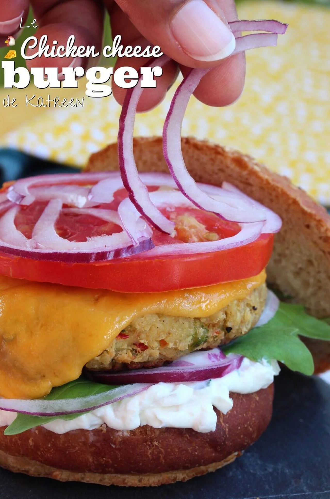 Cheeseburger au poulet