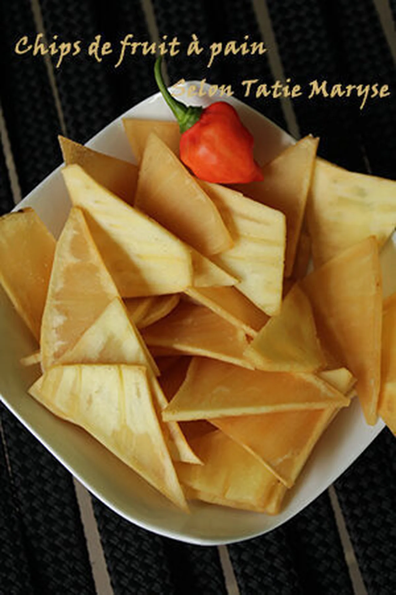 Chips de fruit à pain
