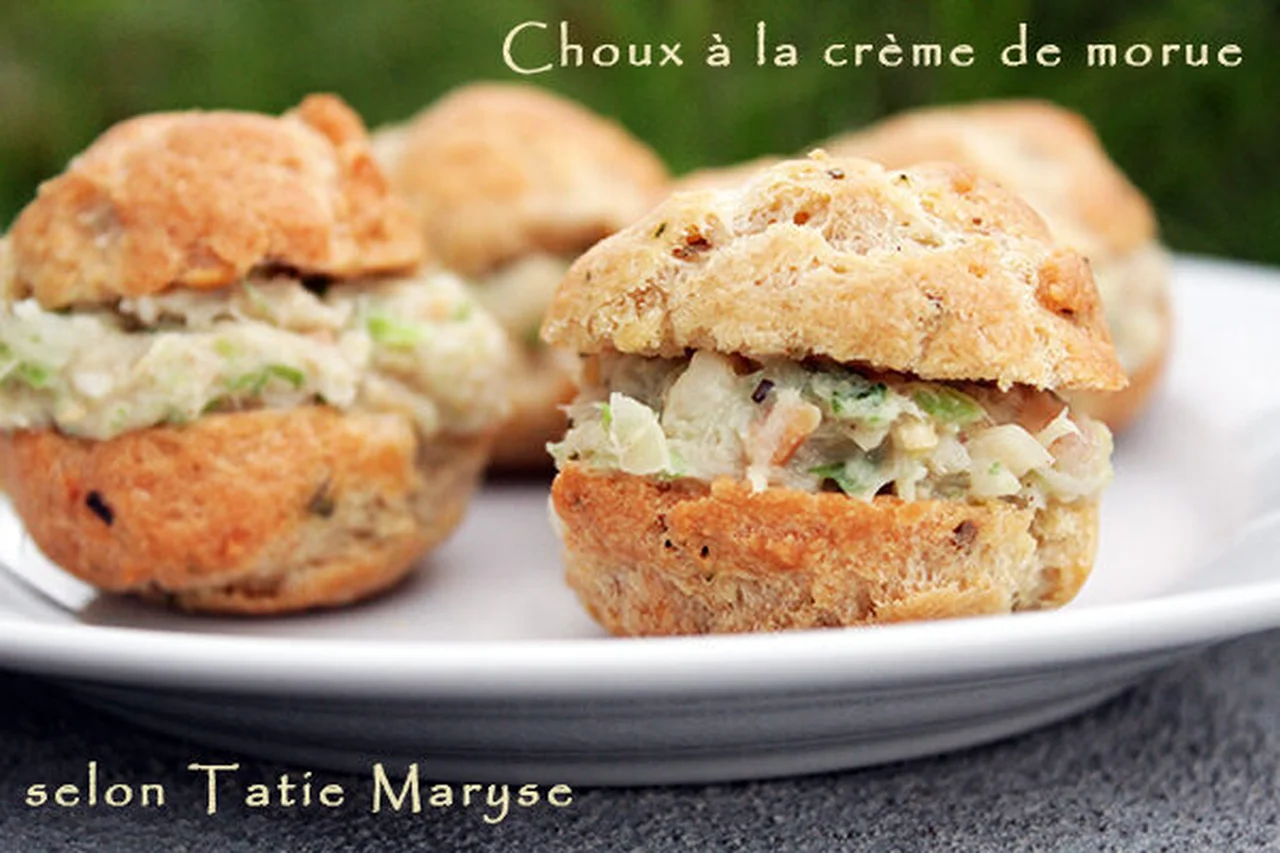 Choux à la crème de morue