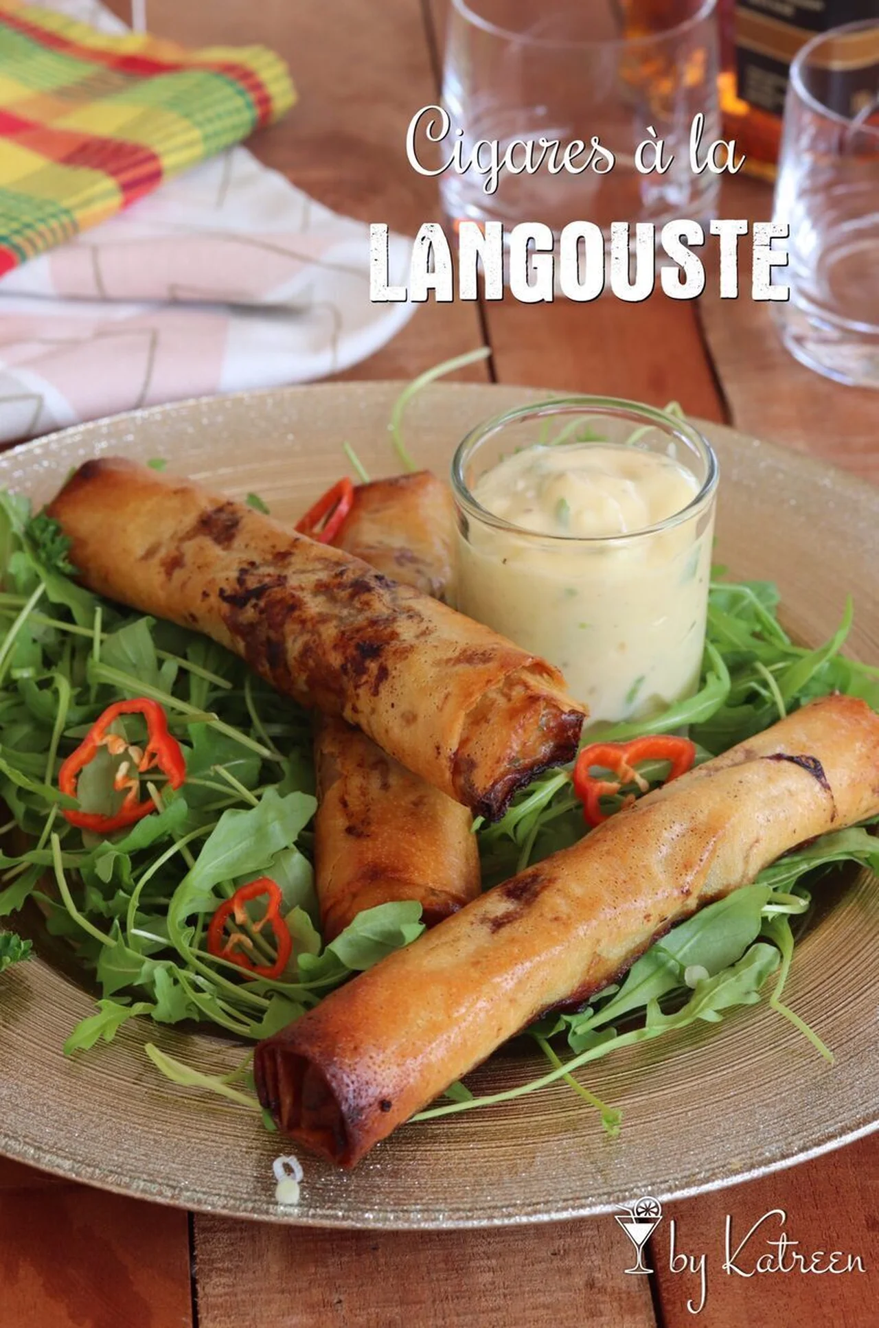 Cigares à la langouste