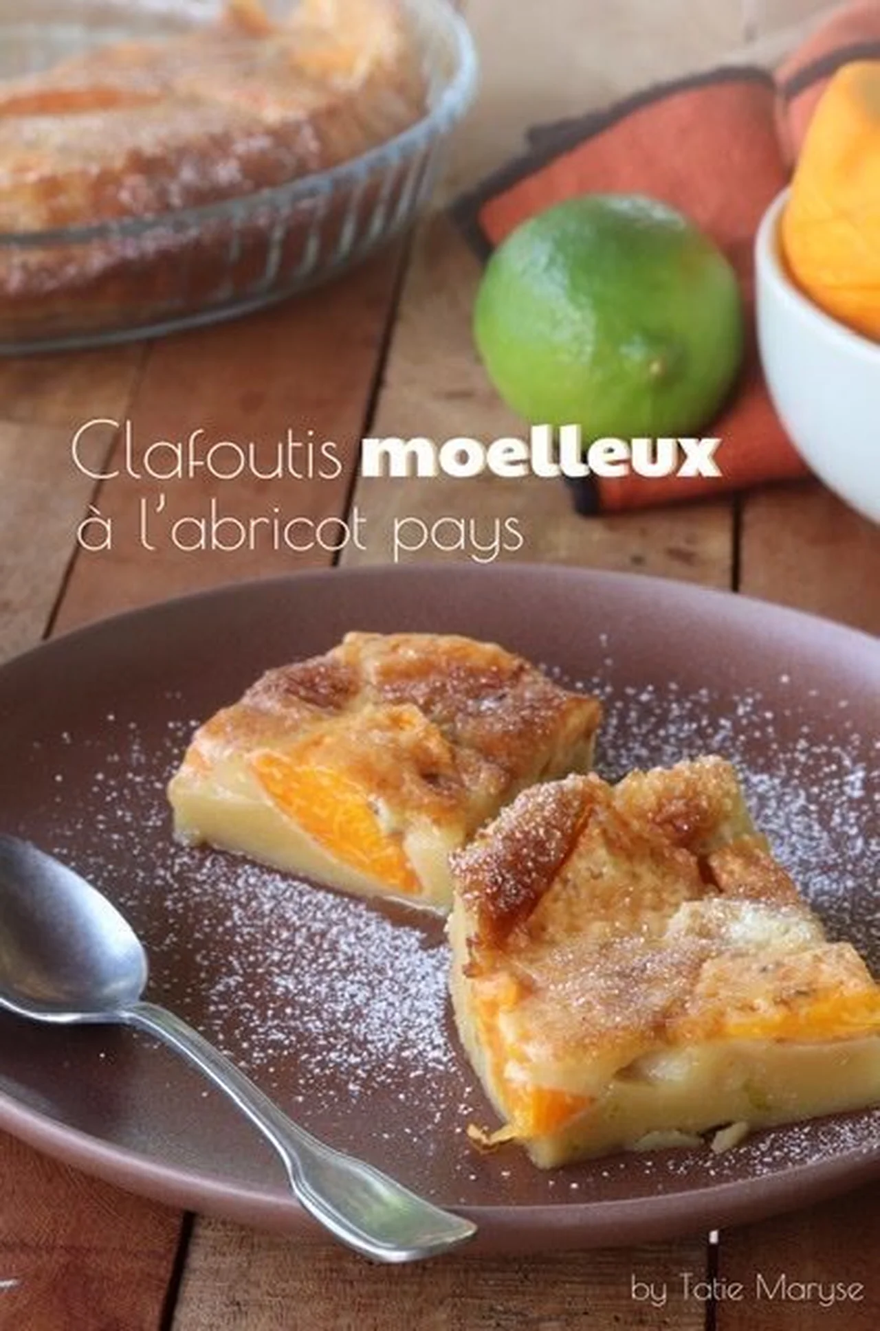 Clafoutis à l'abricot pays