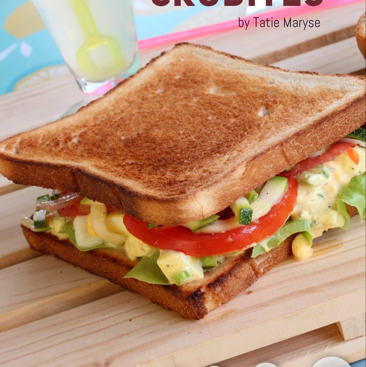 Club sandwich oeuf crudités