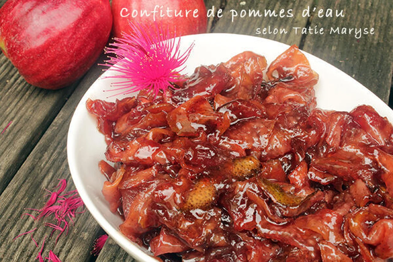 Confiture de pomme d'eau