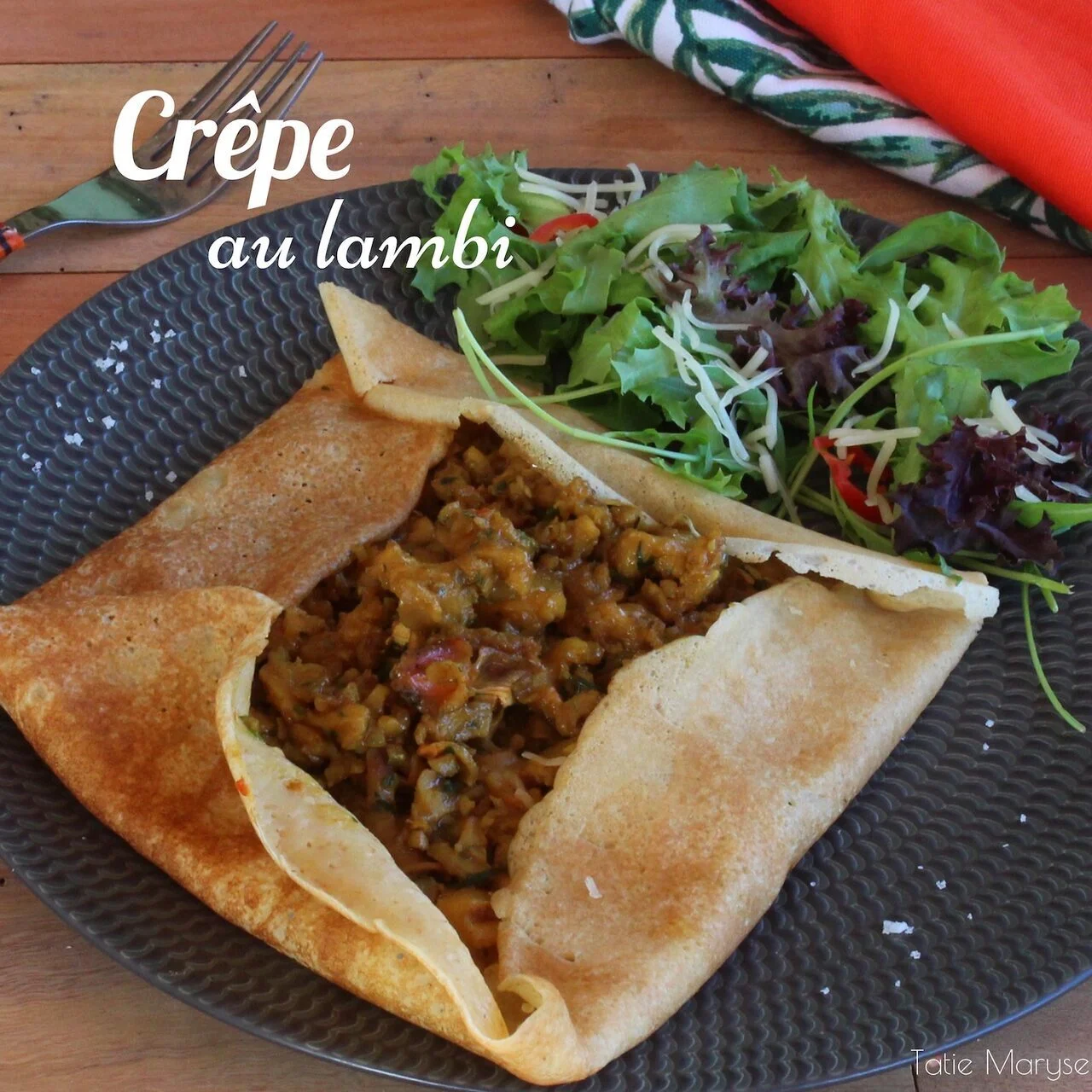 Crêpe au lambi comme à Rivière-Pilote
