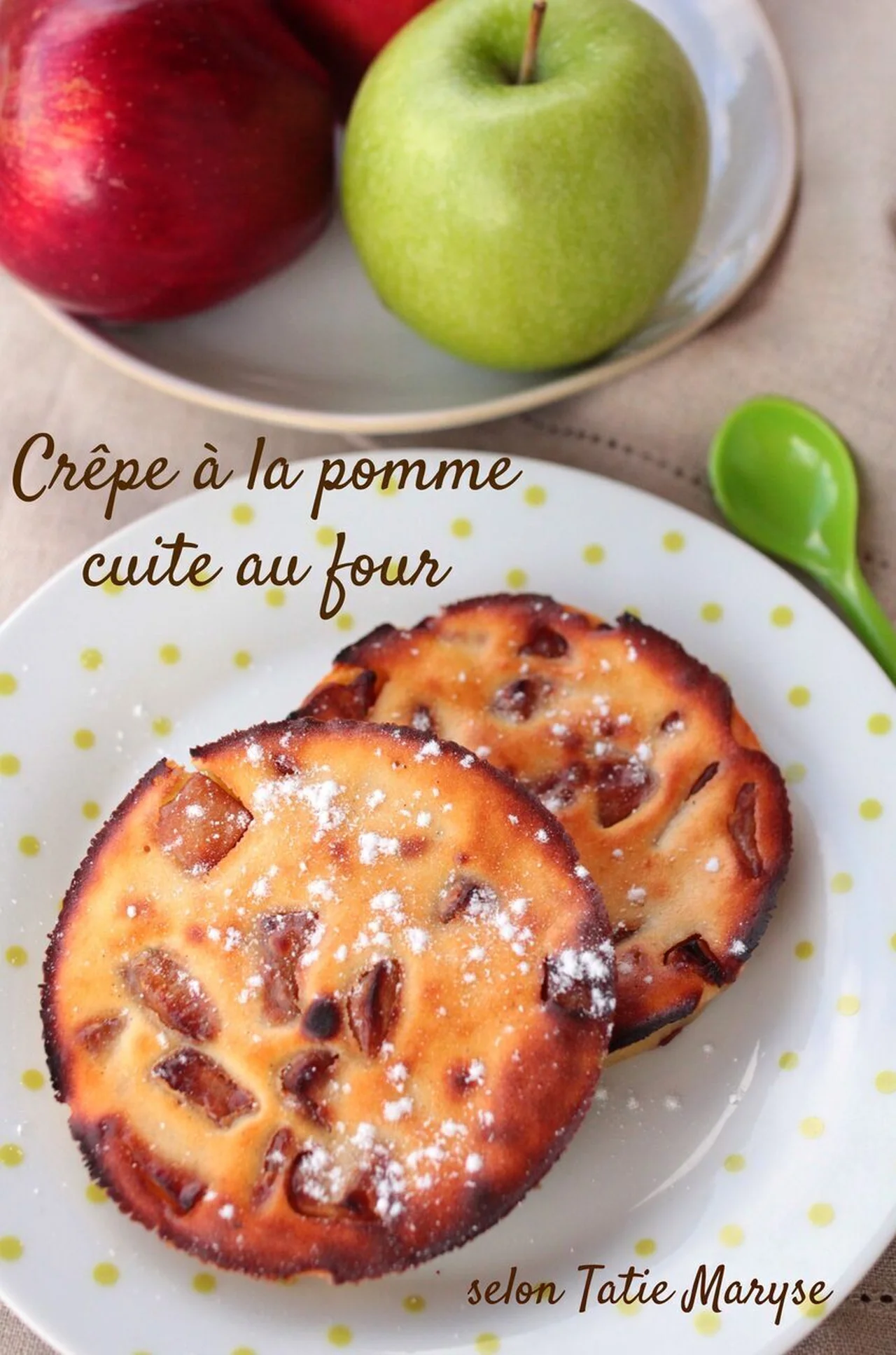Crêpe au four à la pomme