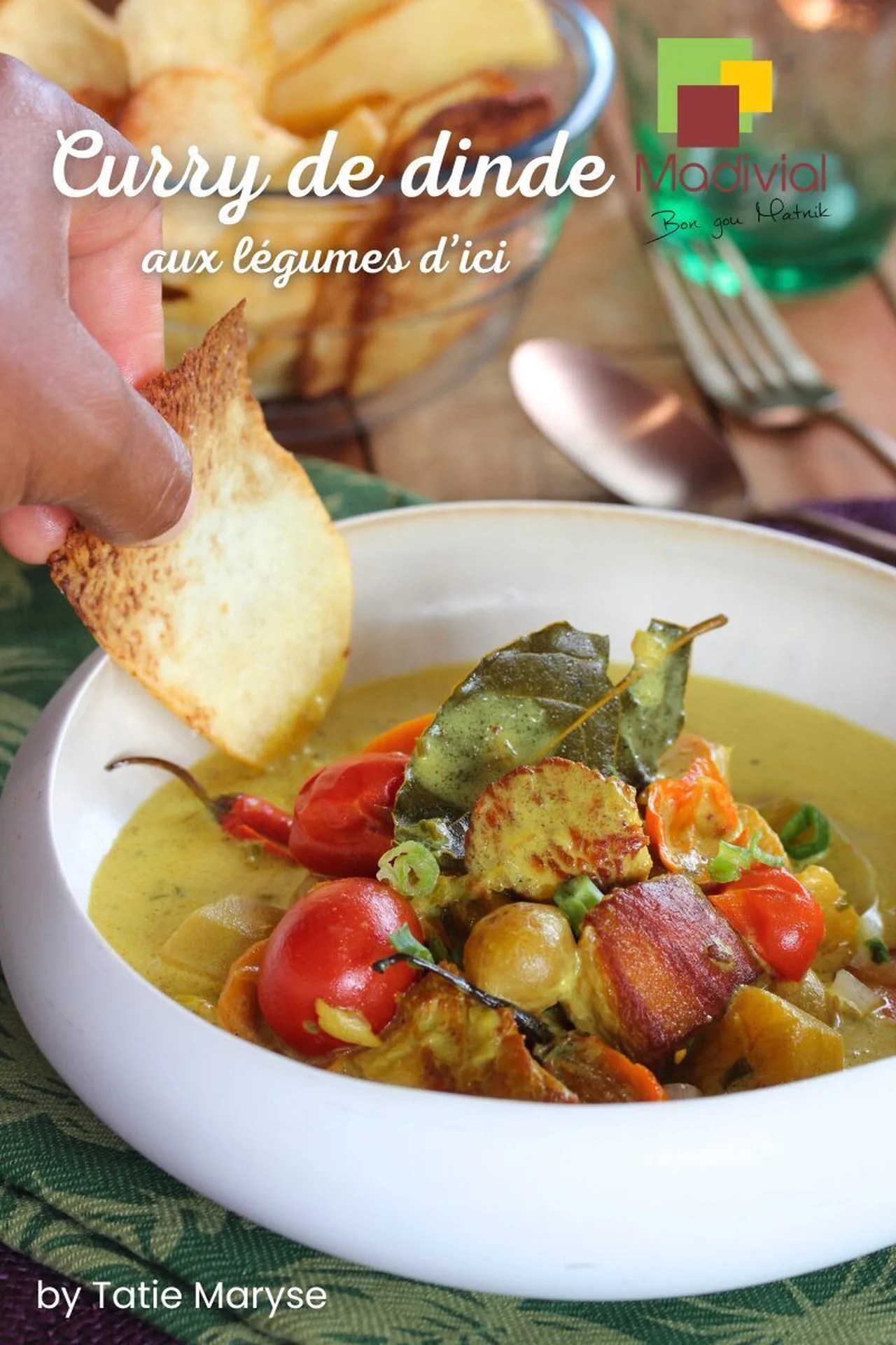 Curry de dinde aux légumes-pays