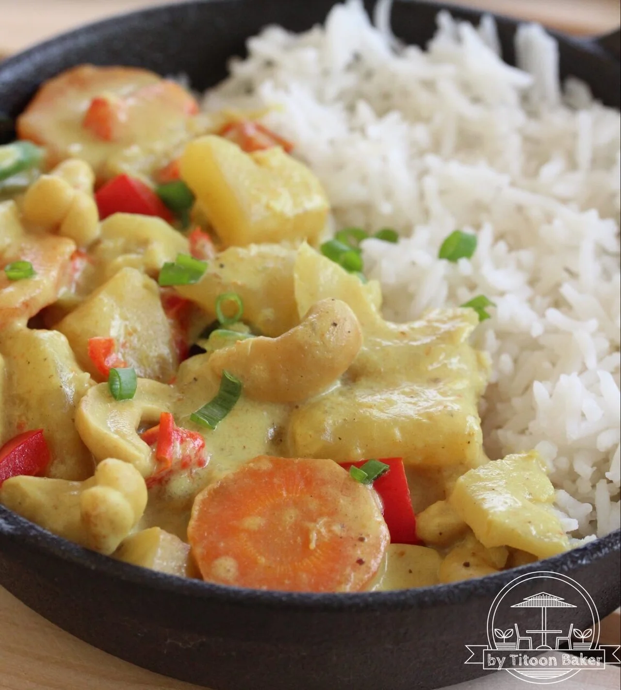 Curry de légumes et noix de cajou