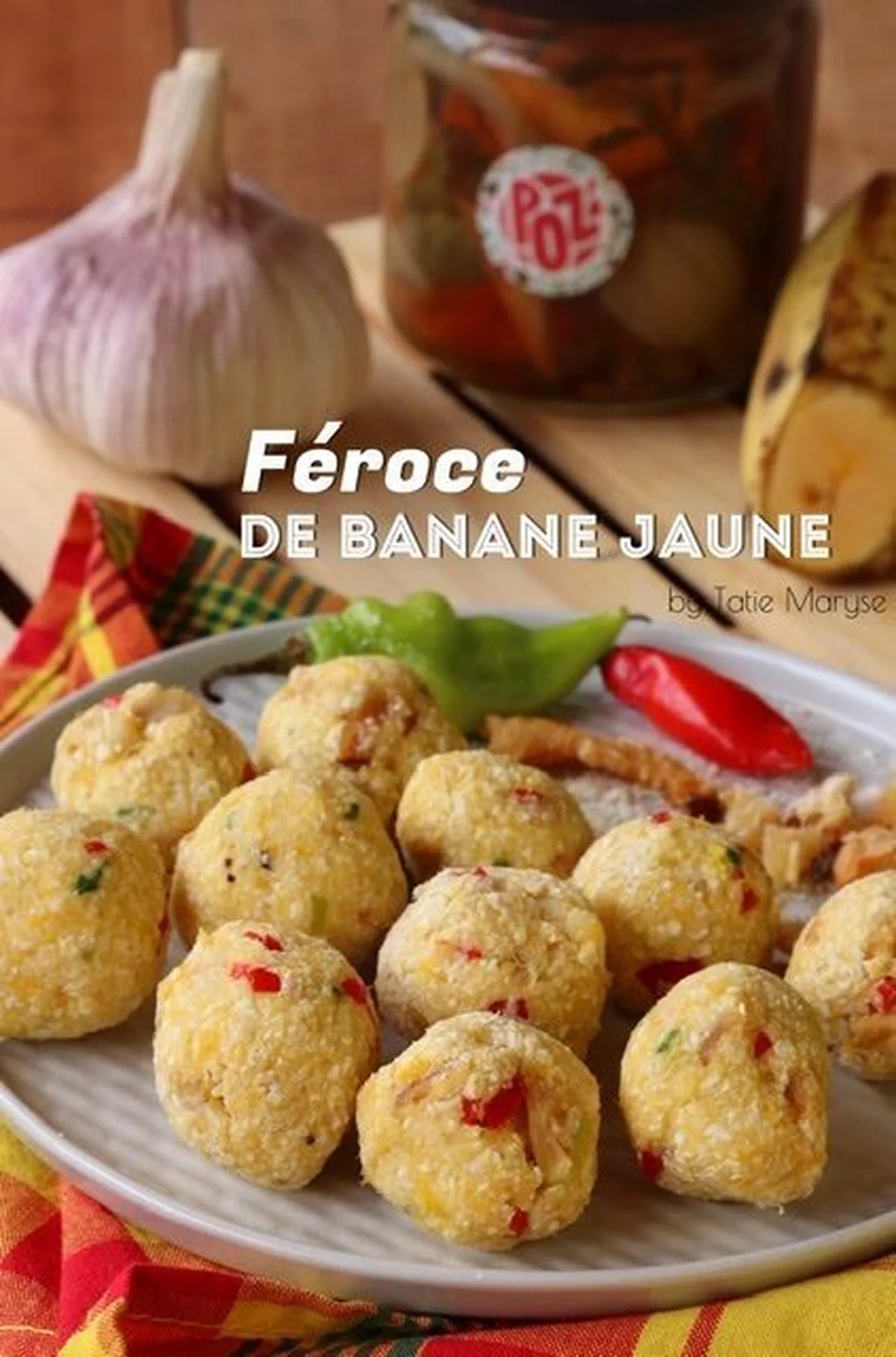 Féroce de banane jaune