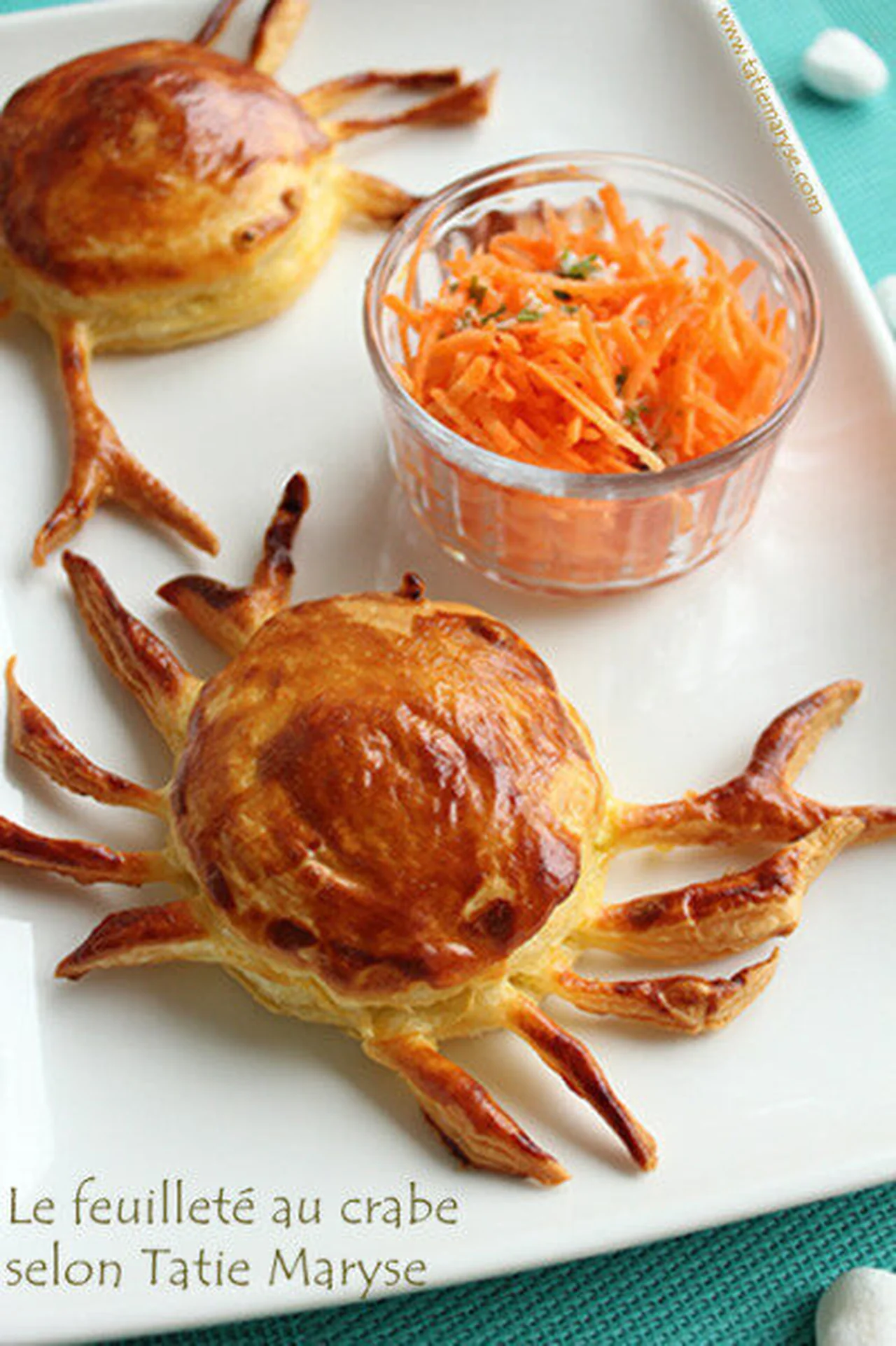 Feuilleté au crabe relevé
