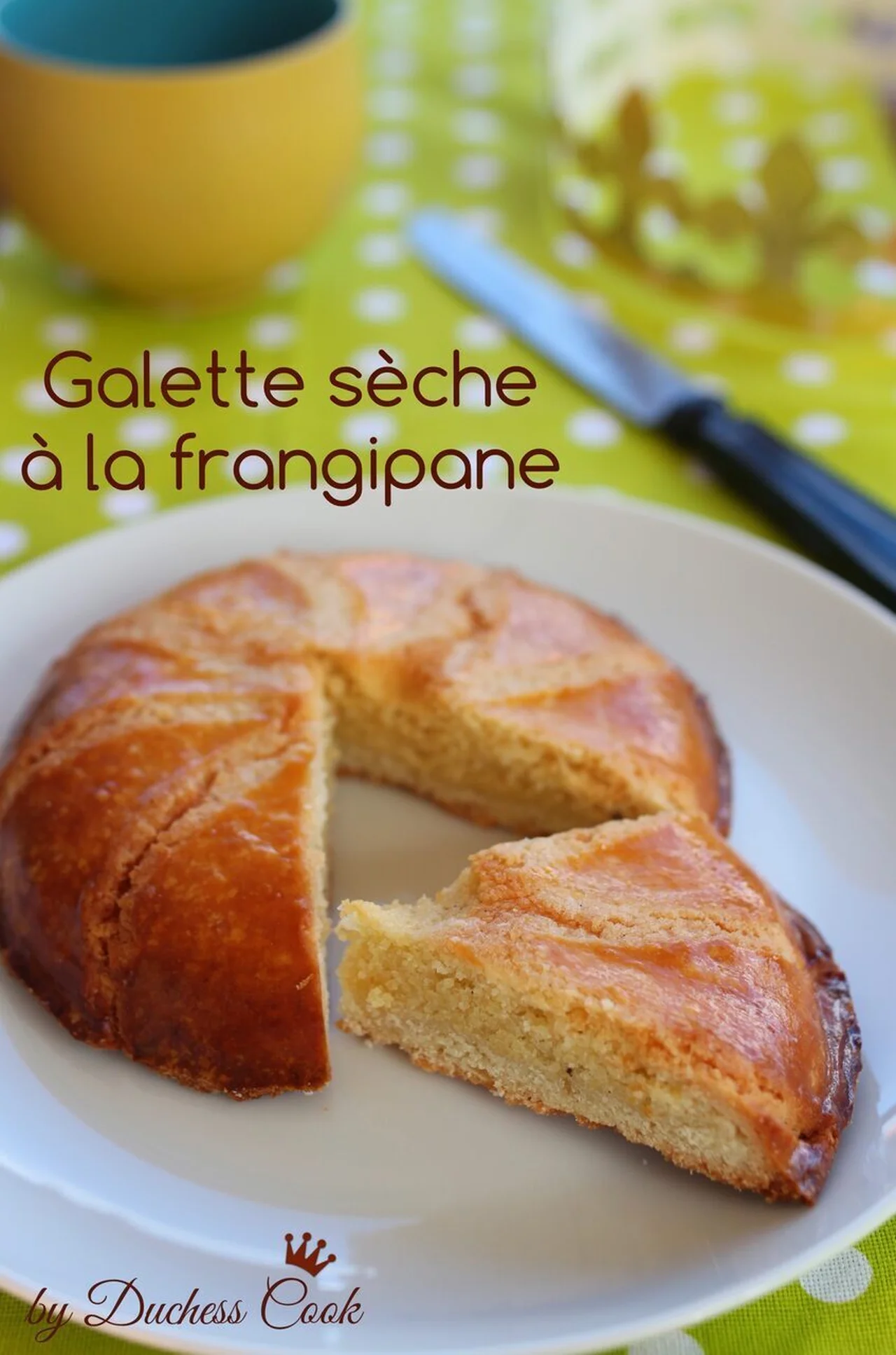 Galette sèche à la frangipane