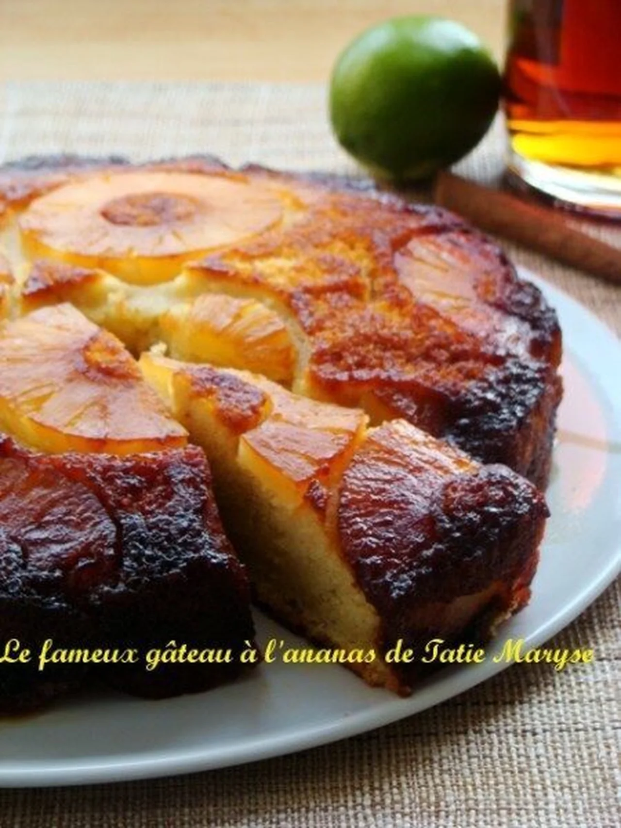 Gâteau à l'ananas antillais