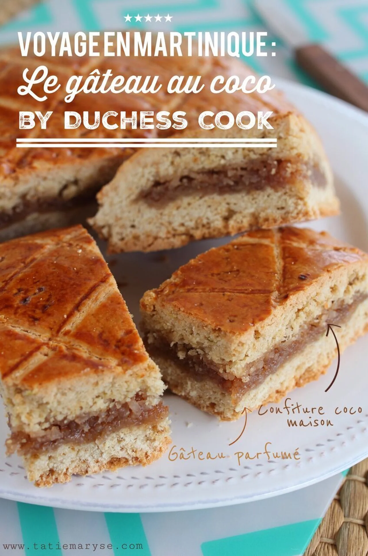 Gâteau au coco antillais
