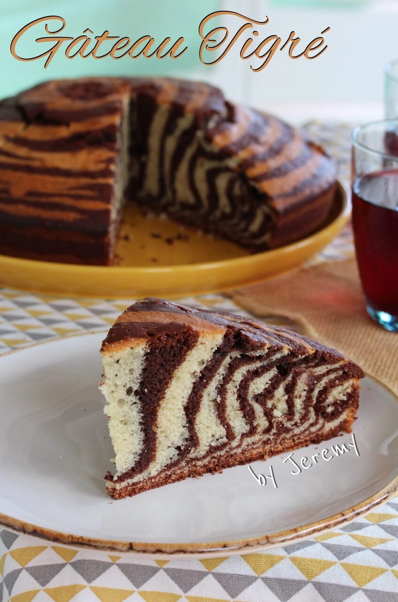 Gâteau tigré