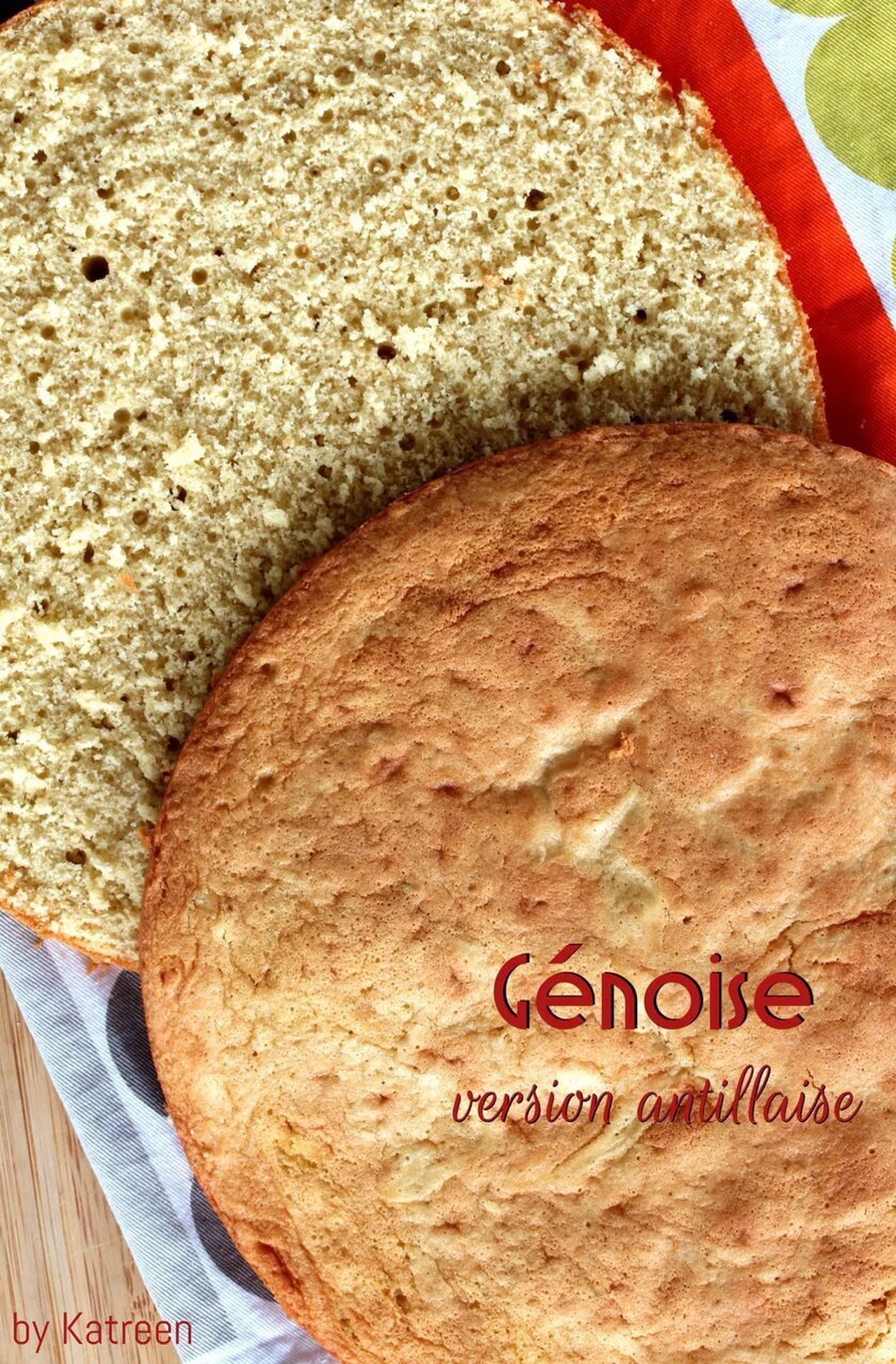 Génoise moelleuse antillaise