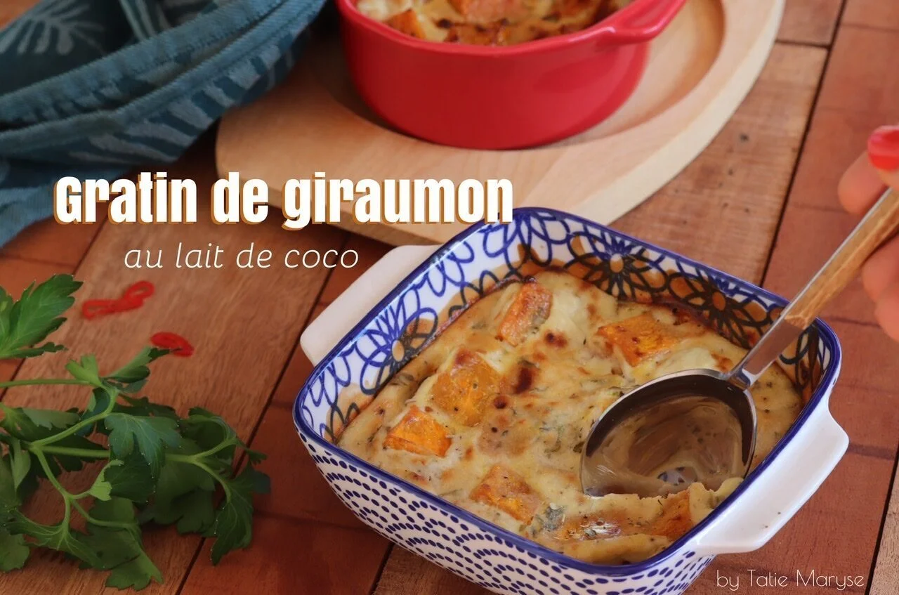 Gratin de giraumon au coco