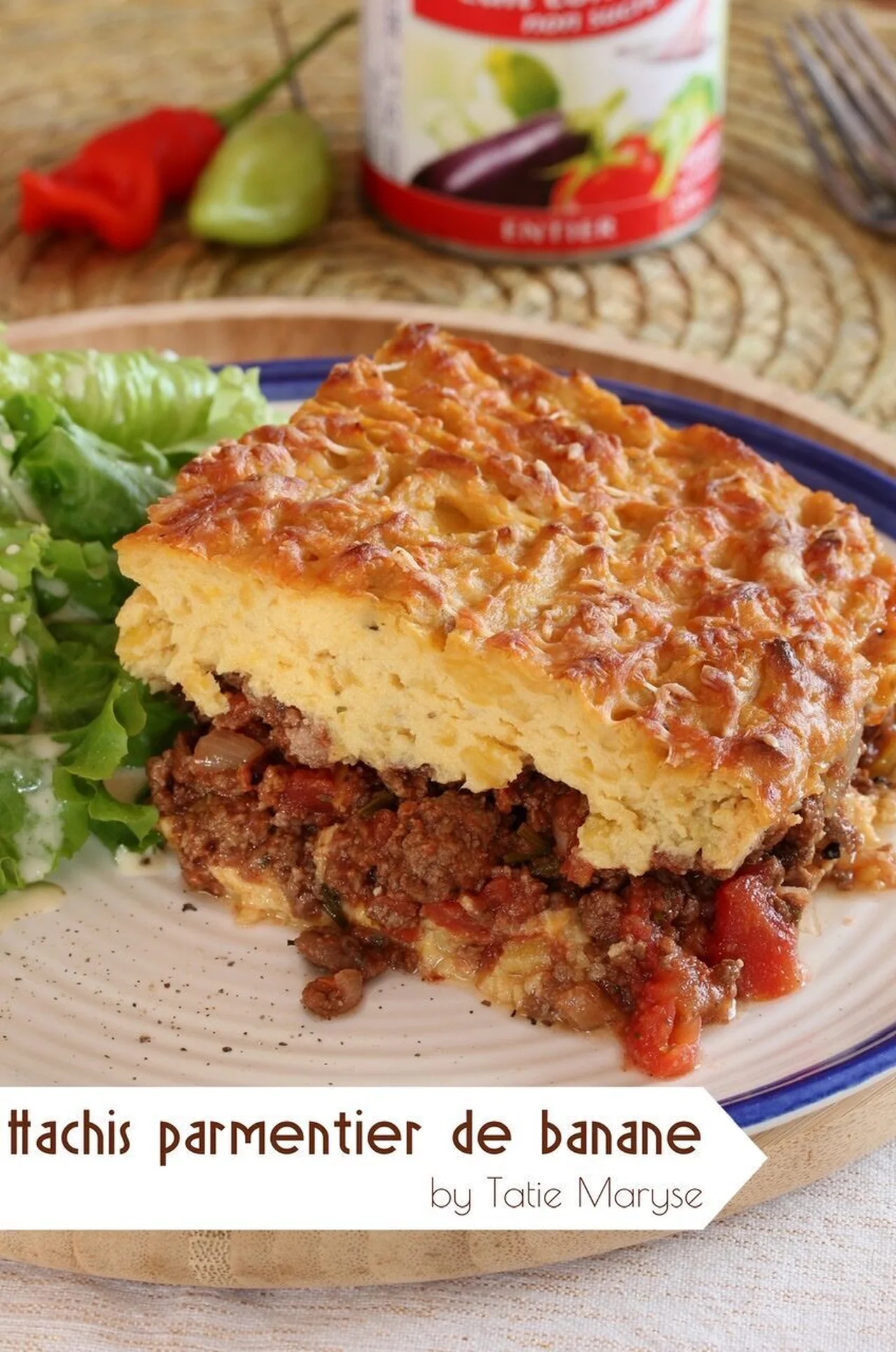 Hachis parmentier de banane jaune