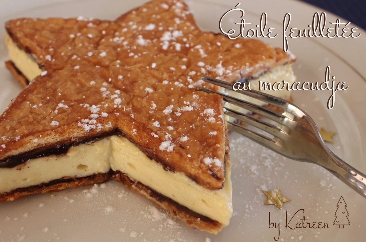 Mousse au maracudja façon mille-feuille