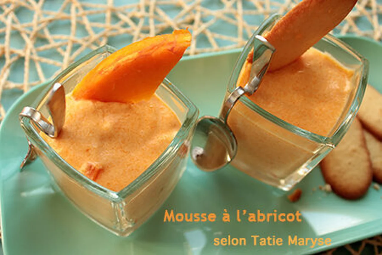 Mousse à l'Abricot pays au citron vert