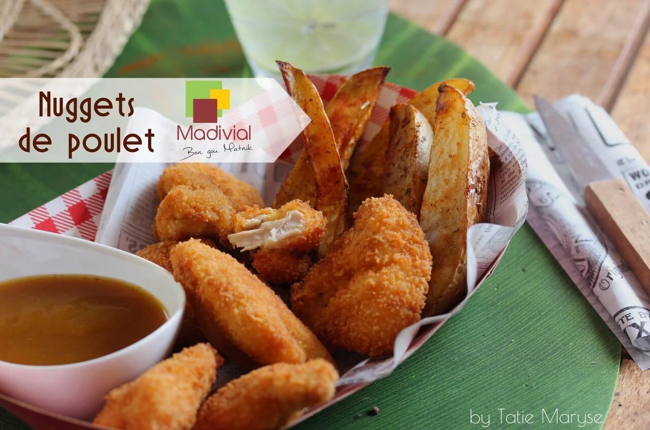 Nuggets de poulet Madivial, sauce curry-miel