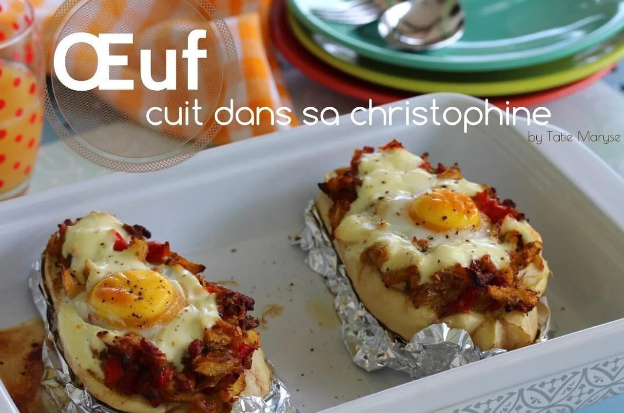Oeuf cuit dans sa christophine
