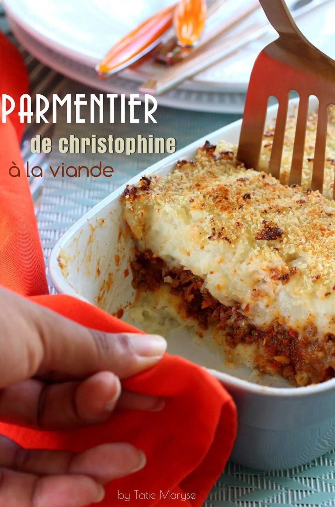 Parmentier de christophine à la viande