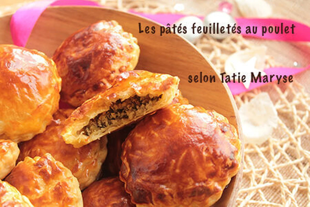 Pâtés feuilletés au poulet