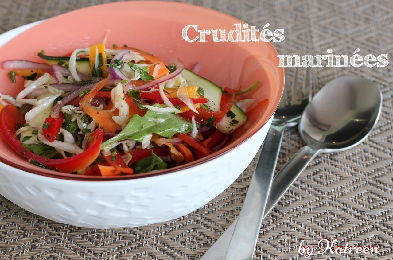 Petites crudités marinées