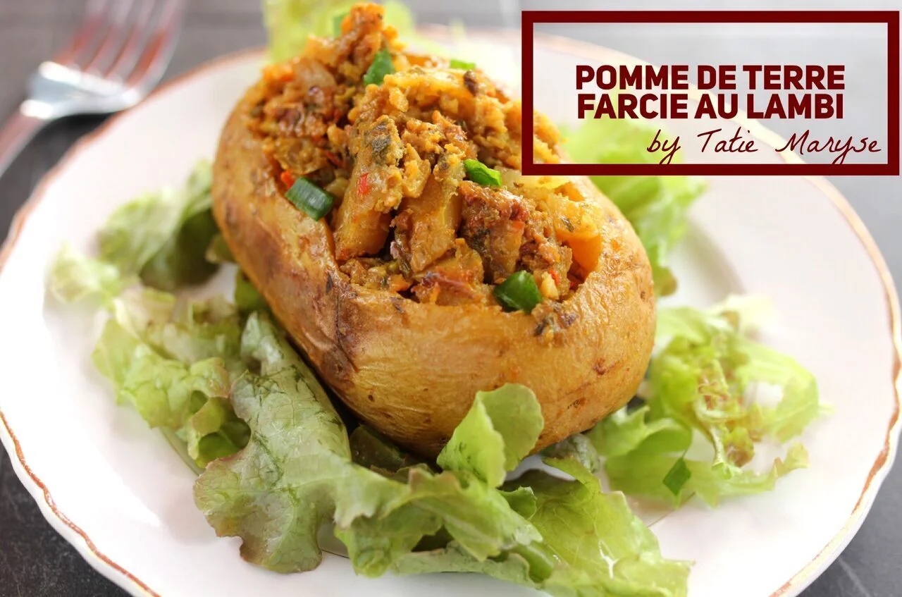 Pomme de terre farcie au lambi