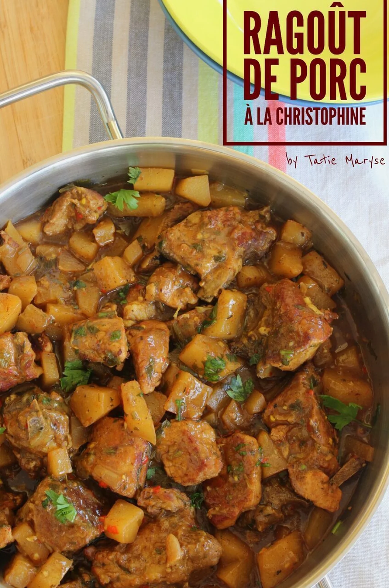 Ragoût de porc à la christophine