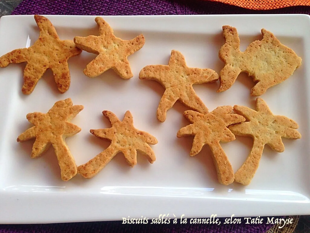 Sablés à la cannelle