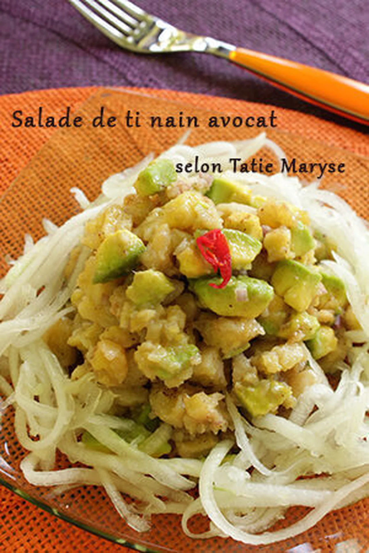 Salade de ti nain à l'avocat